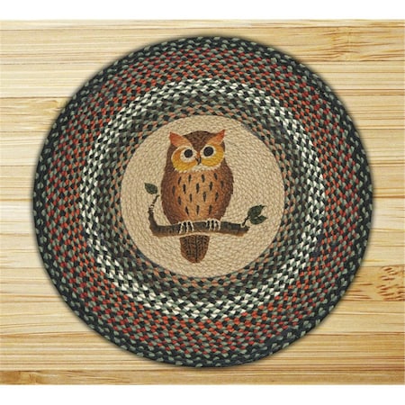 Palacedesigns Capitol Importing Owl - 27 in. x 27 in. Round Patch PA2543377